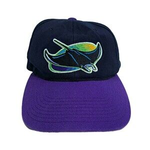 Tampa Bay Devil Rays Hat Cap Vintage 90s Snapback Sports Specialties MLB Logo